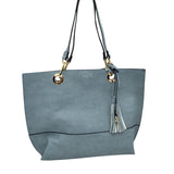 2-in-1 Women's Faux Leather Tote Shoulder Handbag  from Madeline Love