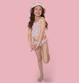 FUN IN THE SUN DREAM SMOCKED TANKINI TWO PIECE SWIM SUIT from DREAM BIG LITTLE CO