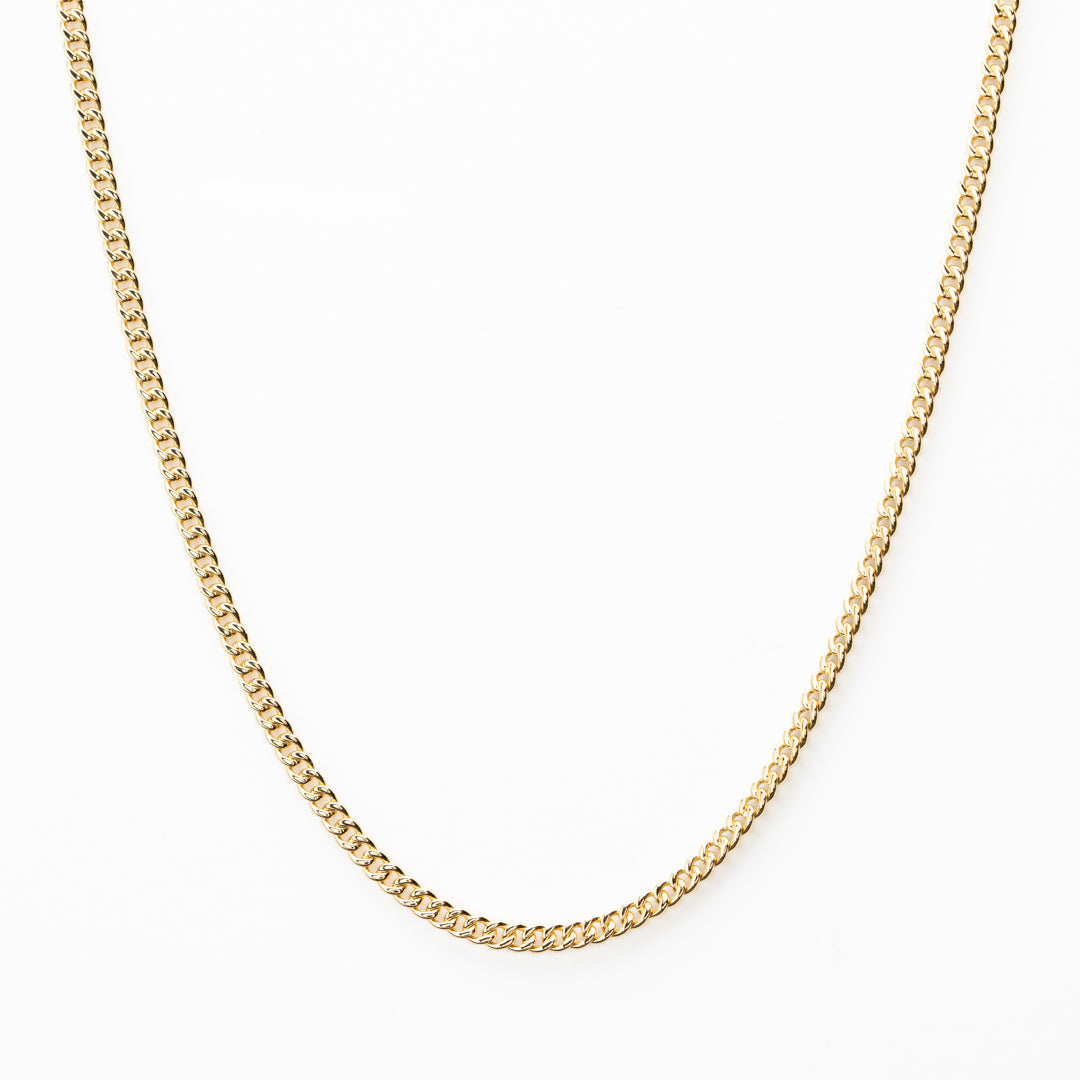 Luxury 14kt Gold Cuban Chain - 3mm From Vintage Gentlemen