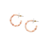 Cam Mini Hoops - Peach from Spiffy & Splendid