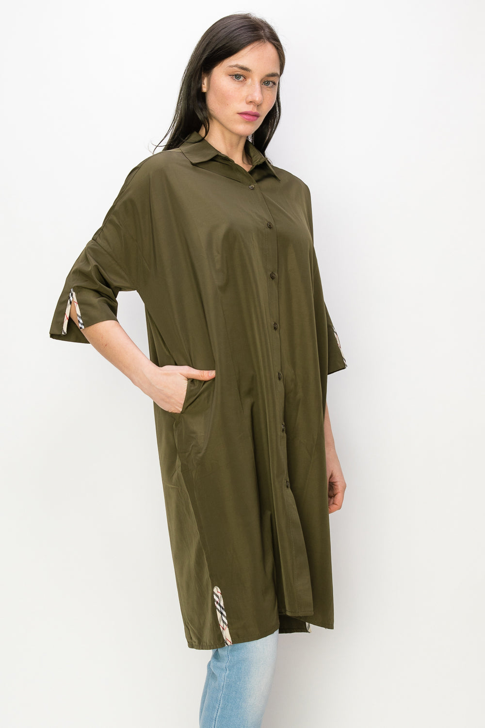 Whitney Woven Tunic Dress from Joh Apparel