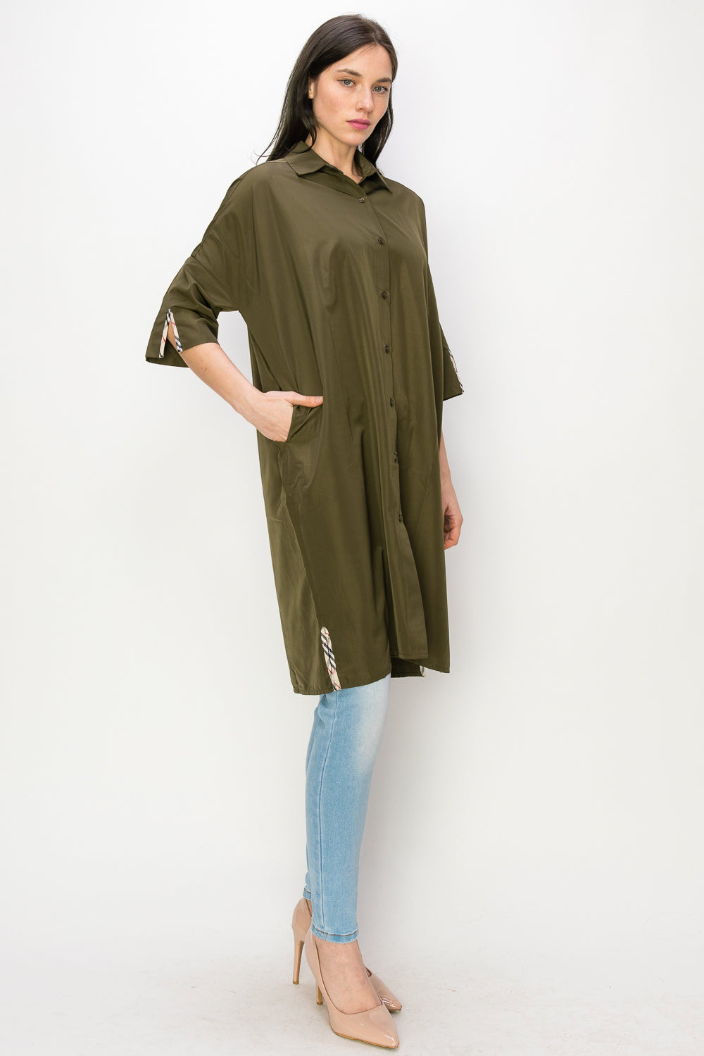 Whitney Woven Tunic Dress from Joh Apparel