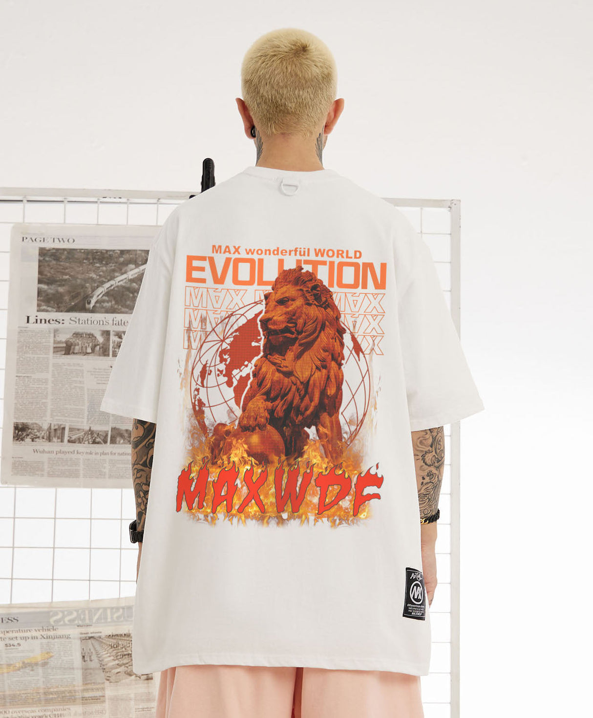 Burning Lion Tee from Niepce Inc