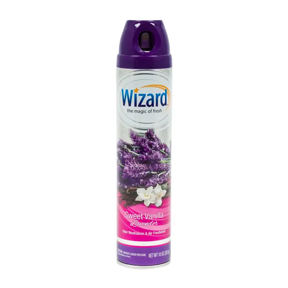 Wizard Air Freshener Fresh Vanilla 12 units (10 oz/unit) From Mexmax INC.