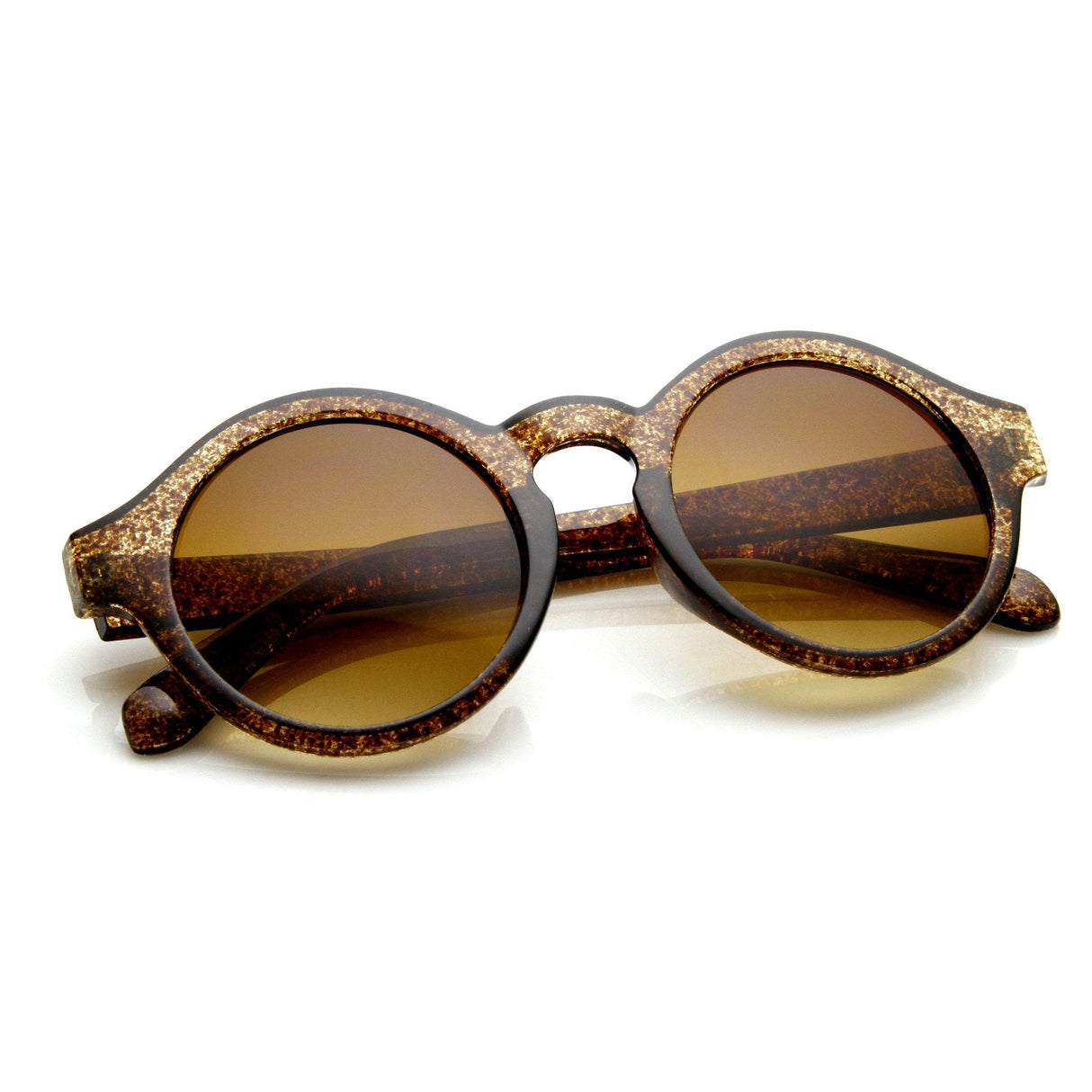 Classic Retro Keyhole Round P3 Frame Sunglasses 9196 from zeroUV