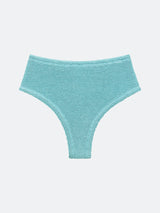 BALBOA HIGH WAISTED BIKINI BOTTOM - TURQUOISE from ELYSIIAN