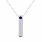 Created Sapphire Fashion Pendants .34ct Sterling Silver from Bids.com