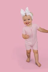 PINK ROSE RIB SHORTIE from DREAM BIG LITTLE CO