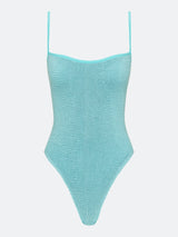 BALBOA THIN STRAP ONE PIECE - TURQUOISE From ELYSIIAN