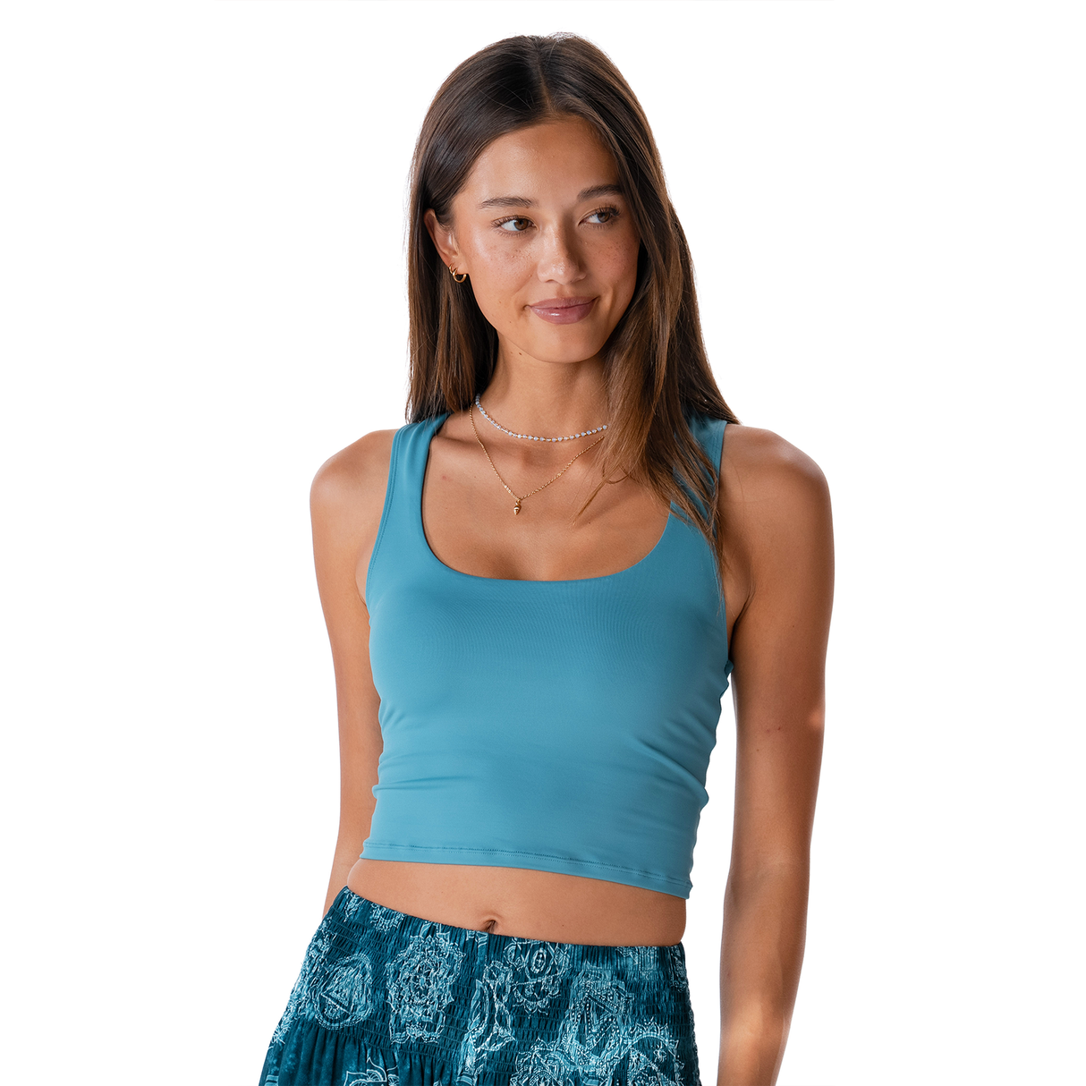 Aquamarine Vinyasa Tank from LotusAndLuna