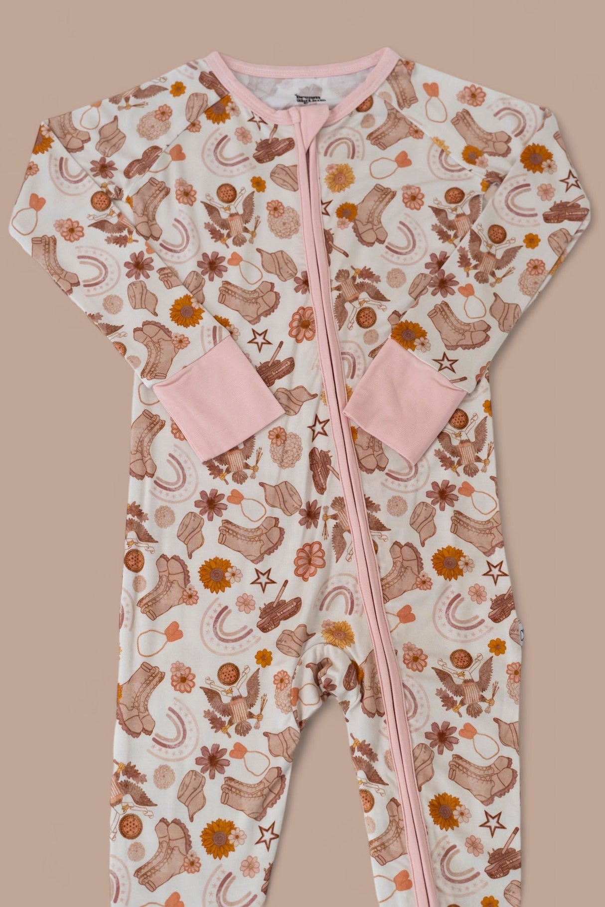 FLOWERS AND BOOTS DREAM ROMPER from DREAM BIG LITTLE CO
