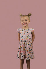 SWEET PEA SUSHI DREAM RUFFLE DRESS from DREAM BIG LITTLE CO