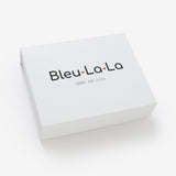 Luxe Collection 100% Organic Cotton Luxury Knit Baby Blanket + Hat Set with Gift Box from Bleu La La