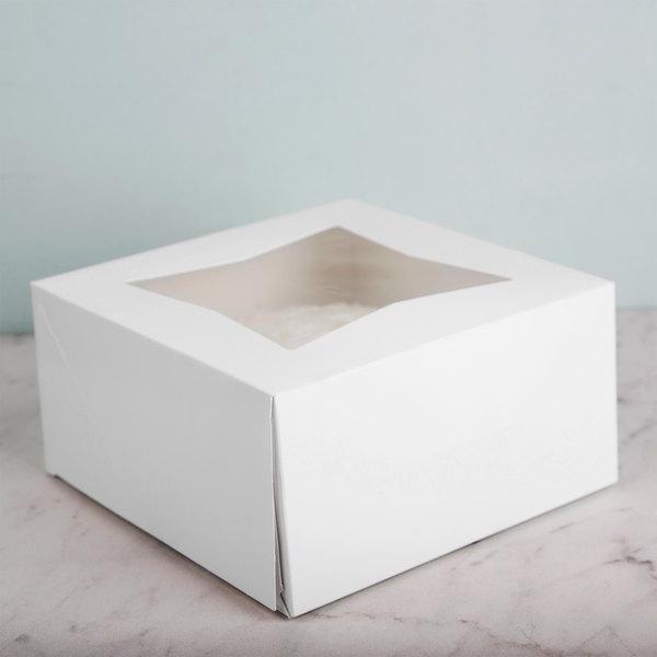 Cake Box - 8x8x4 - Window Box - Single from Cake Craft Shoppe, LLC