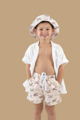 PLANE FUN BOY'S DREAM SWIM TRUNKS from DREAM BIG LITTLE CO