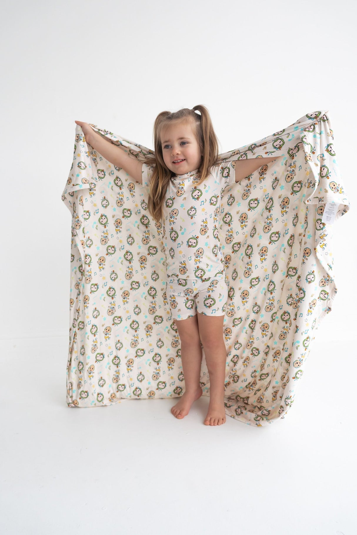 Dream Big Little Co x CoComelon JJ MUSICAL MELON DREAM SHORT SET from DREAM BIG LITTLE CO