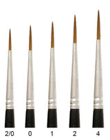 Trekell Sienna Synthetic Red Sable Long Handle Artist Brushes for Oil, Watercolor and Acrylic Painting from Trekell Art Supplies