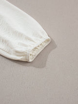 Alluring White Ruffle Blouse from MsDressly