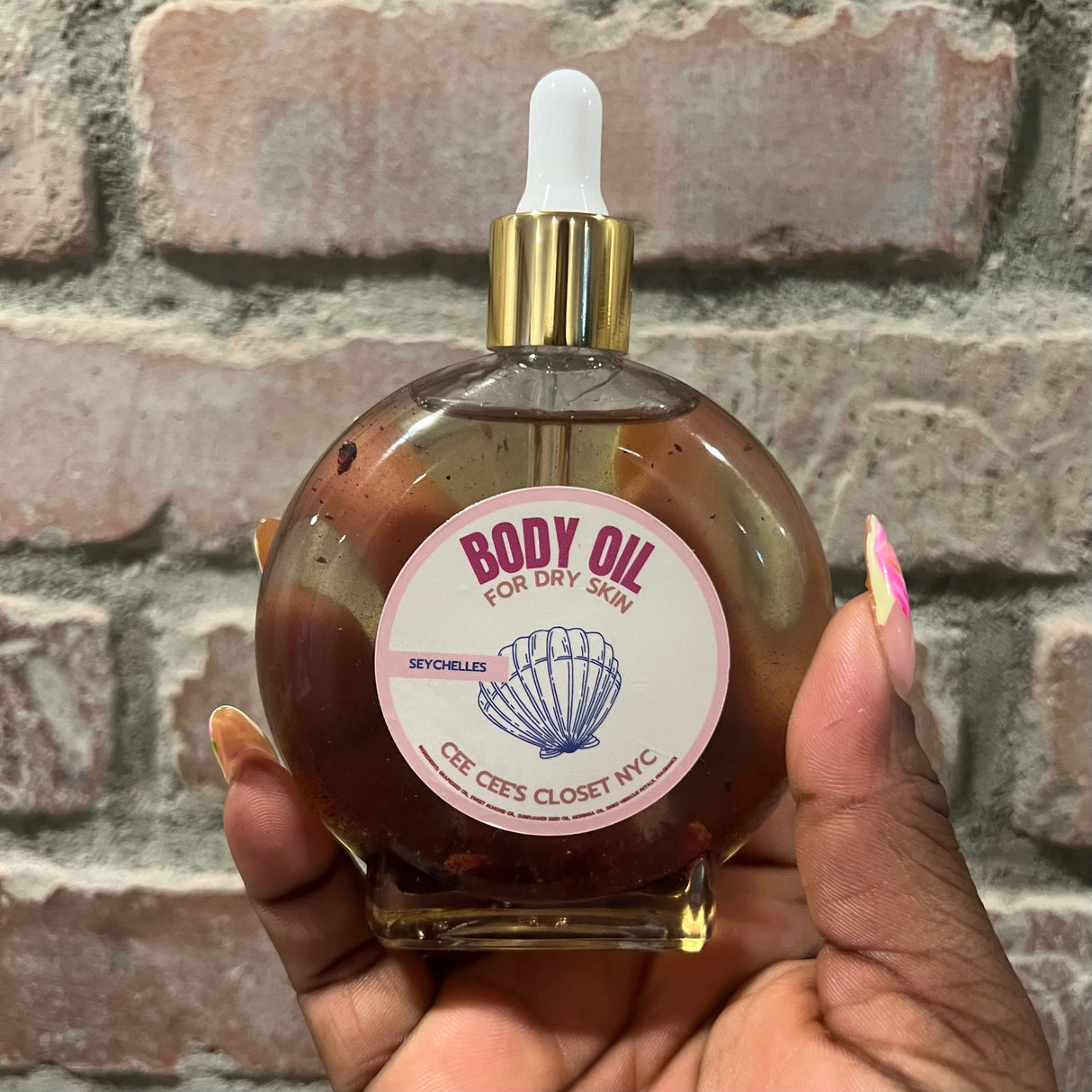 Scented Dry Body Oil from Cee Cee's Closet NYC