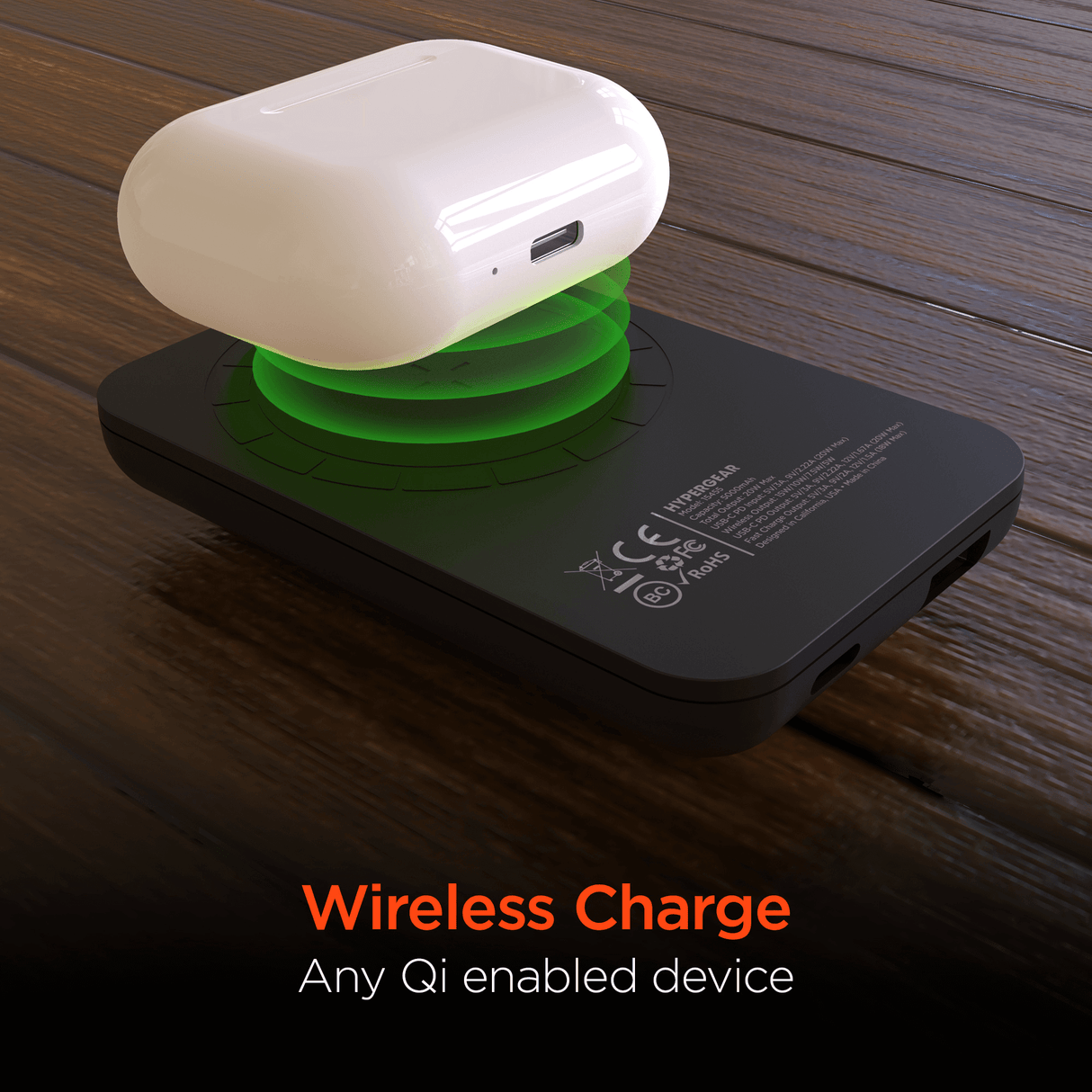 HyperGear 5000mAh Magnetic Wireless Power Bank from Jupiter Gear Home