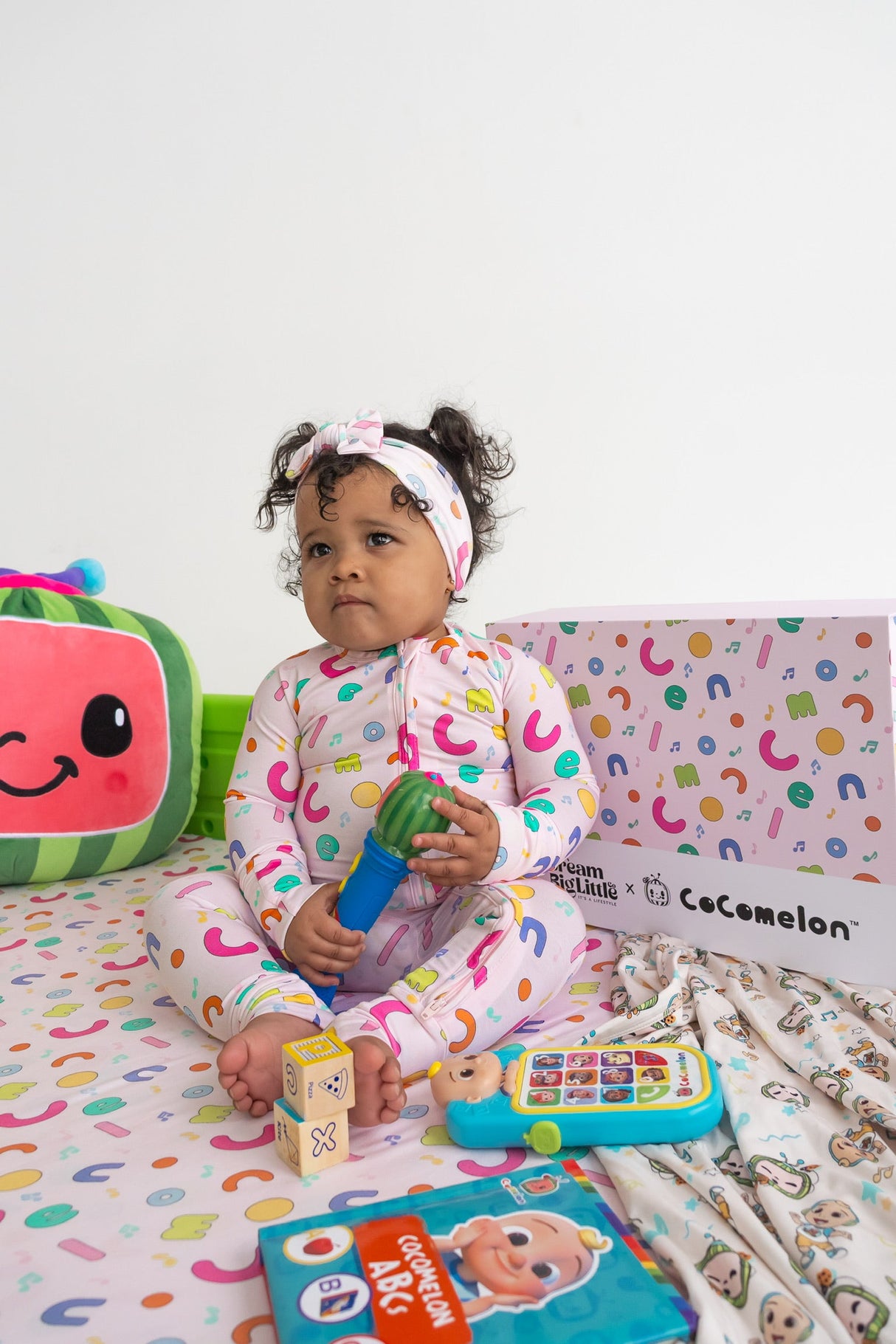 Dream Big Little Co x CoComelon ALPHABET DREAM ROMPER from DREAM BIG LITTLE CO