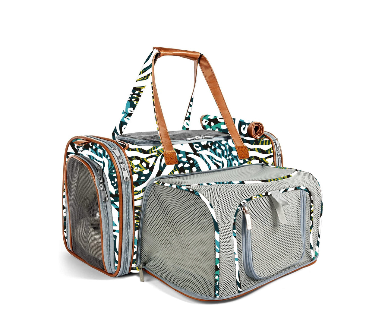 Mr. Peanut's Gold Series Standard Size Airline Compliant Expandable Pet Carrier - Prints Edition from Mr. Peanut's Pet Carriers