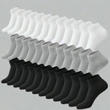 3-12 Pairs Mens Plain Solid Cotton Sports Ankle Athletic Socks Low Cut Size 9-13 from PremiumBrandGoods