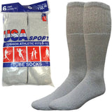 Men Athletic Socks Cotton Sports Solid Tube Socks sox Sizes 9-15 from PremiumBrandGoods