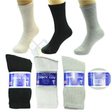 3,6 or 12 Pairs Diabetic Crew Circulatory Socks Health Women Cotton 9 10-15 from PremiumBrandGoods