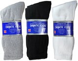 Wholesale Bulk Mens Diabetic Crew Socks Health Circulatory Size 9-11,10-13,13-15 from PremiumBrandGoods