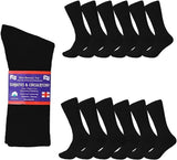 Diabetic Socks, Non-Binding Circulatory Cushion Cotton Crew Socks for Men Women from PremiumBrandGoods