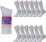 Diabetic Socks, Non-Binding Circulatory Cushion Cotton Crew Socks for Men Women from PremiumBrandGoods