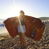 Red Earth Baja Fish Yoga Blanket from West Path