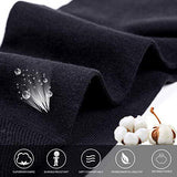 New 6 Pairs Mens Black Classic Dress Socks Calf Casual Fashion Crew Solid Sox from PremiumBrandGoods