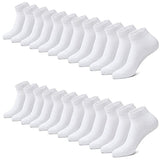 3-12 Pairs Mens Plain Solid Cotton Sports Ankle Athletic Socks Low Cut Size 9-13 from PremiumBrandGoods