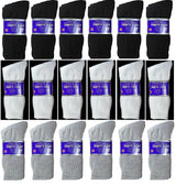 Wholesale Bulk Mens Diabetic Crew Socks Health Circulatory Size 9-11,10-13,13-15 from PremiumBrandGoods