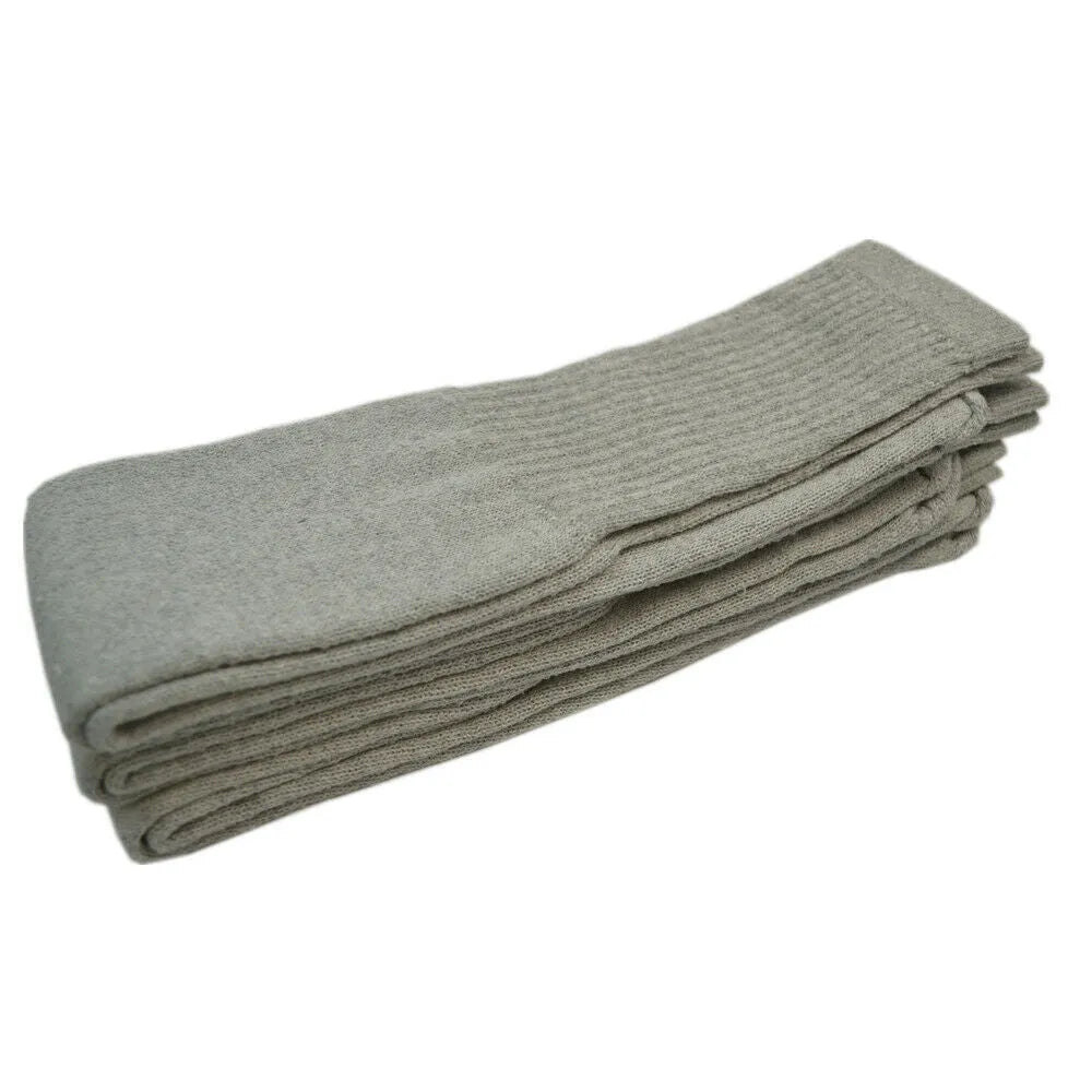 Men Athletic Socks Cotton Sports Solid Tube Socks sox Sizes 9-15 from PremiumBrandGoods