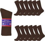 Diabetic Socks, Non-Binding Circulatory Cushion Cotton Crew Socks for Men Women from PremiumBrandGoods