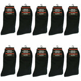 3-12 Pairs Mens Solid Black Cotton Casual Formal Classic Dress Socks Size 10-13 from PremiumBrandGoods
