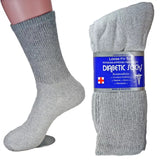 Wholesale Bulk Mens Diabetic Crew Socks Health Circulatory Size 9-11,10-13,13-15 from PremiumBrandGoods