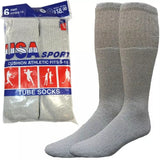 Wholesale Bulk Lot Men Tube Socks Over the Calf Big & Tall Size 9-15 10-15 13-16 from PremiumBrandGoods
