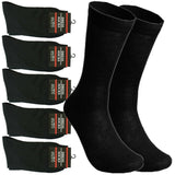 3-12 Pairs Mens Solid Black Cotton Casual Formal Classic Dress Socks Size 10-13 from PremiumBrandGoods