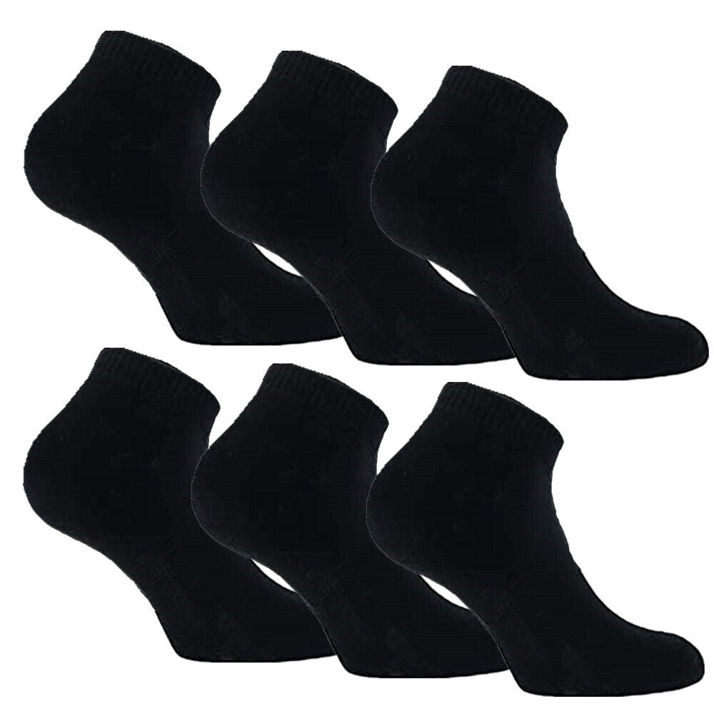 3-12 Pairs Mens Plain Solid Cotton Sports Ankle Athletic Socks Low Cut Size 9-13 from PremiumBrandGoods