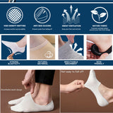 3-12 Pairs Mens No Show Invisible Nonslip Loafer Solid Boat Cotton Low Cut Socks from PremiumBrandGoods