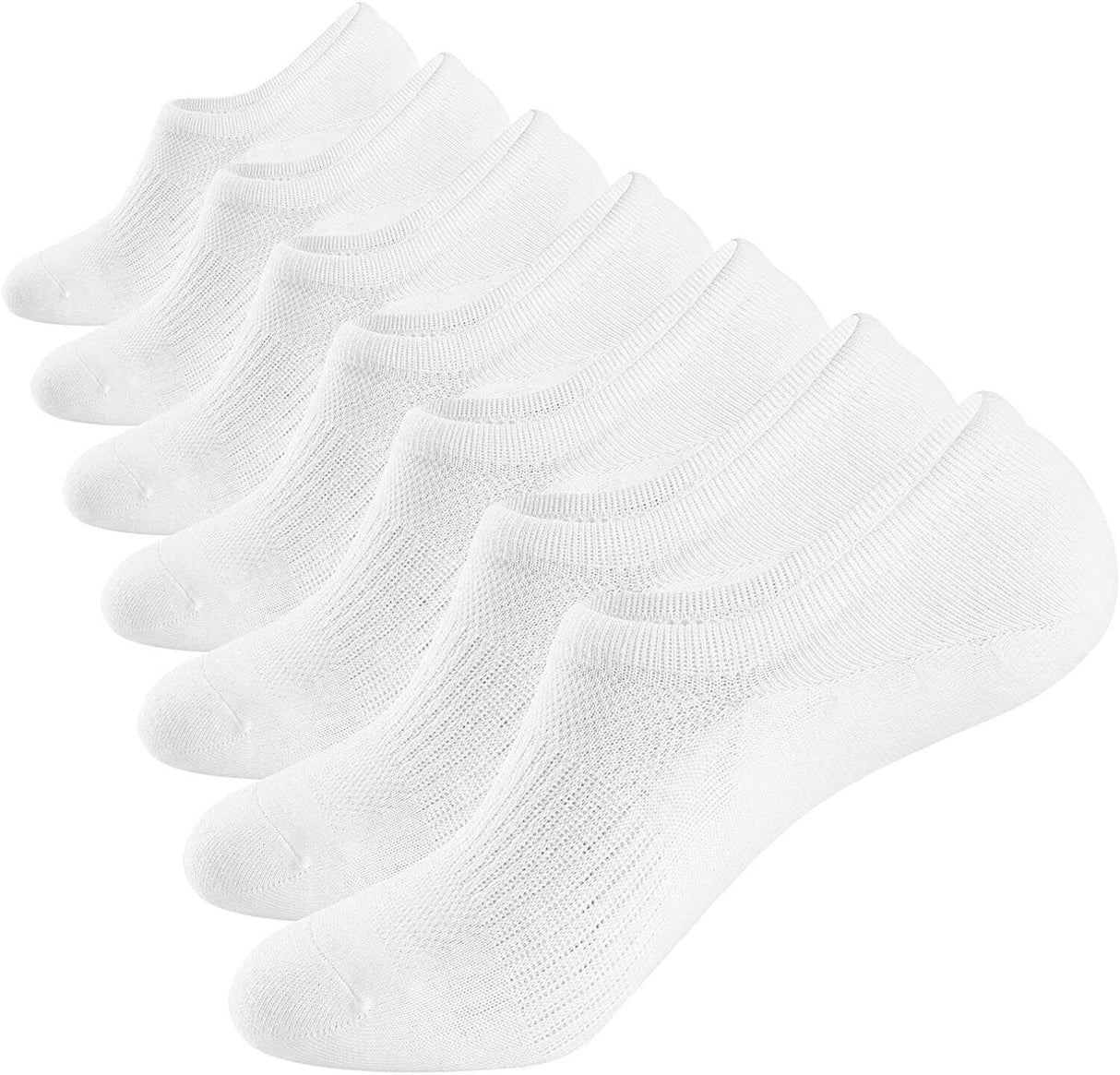 3-12 Pairs Mens No Show Invisible Nonslip Loafer Solid Boat Cotton Low Cut Socks from PremiumBrandGoods