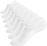 3-12 Pairs Mens No Show Invisible Nonslip Loafer Solid Boat Cotton Low Cut Socks from PremiumBrandGoods