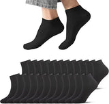 Ankle Socks Unisex Classic Premium Cotton Mens Womens Solid Low Cut Size 9-13 from PremiumBrandGoods