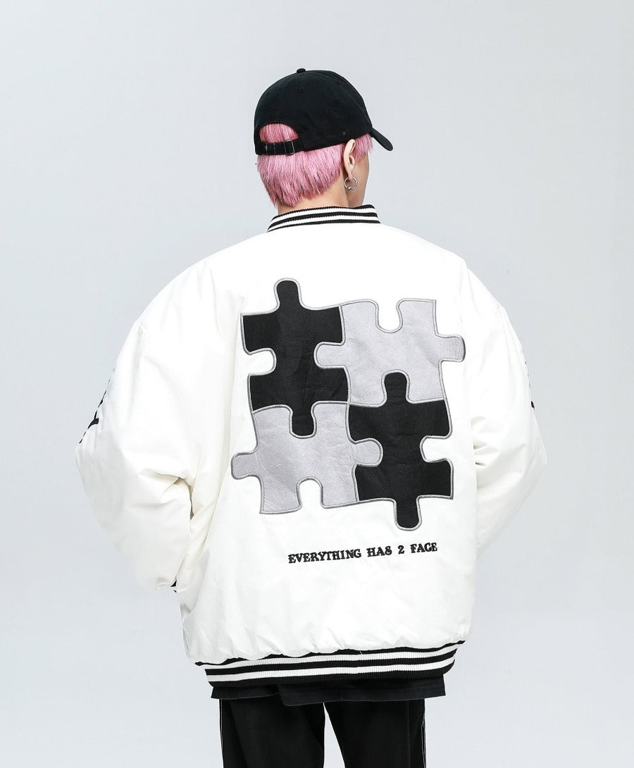 Puzzle Winter Bomber Jacket from Niepce Inc