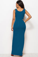Scoop Neck Wide Strap Maxi Dress from Enfance-Heureuse
