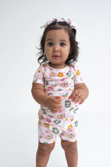 Dream Big Little Co x CoComelon JJ RAINBOW CHECKERS DREAM SHORT SET from DREAM BIG LITTLE CO